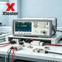 Xtester -UC2517+ Testeur de faible résistance, milliohmmètre, précision de 0,05 %, pour test de résistance des bobines, transformateurs, connecteurs, circuits imprimés