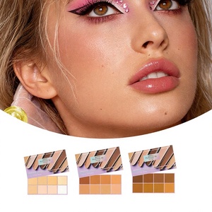 Zephoco Unisex Vloeibare Zachte Matte Gradient <span class=keywords><strong>Concealer</strong></span> Bedekt Gezichtsvlekken, Acne Littekens, Vrije Vlekken & Traanvalleien Contour Palette - Product Image 2