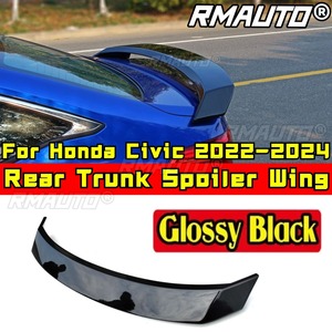 Alerón Trasero para Coche, Pieza de Modificación, Alerón Trasero de Plástico ABS para Honda Civic 11.ª Generación Sedán 2022-2024, Accesorios para Coche - Product Image 1