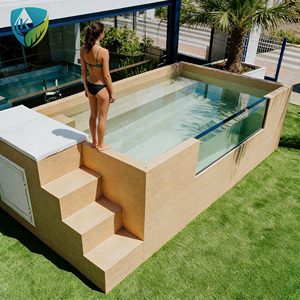 <span class=keywords><strong>Piscine</strong></span> <span class=keywords><strong>hors</strong></span> <span class=keywords><strong>sol</strong></span> en fibre de verre tout-en-un, <span class=keywords><strong>kit</strong></span> de <span class=keywords><strong>filtration</strong></span> complet FRP, skimmer, pompe, chauffage, éclairage LED - Product Image 2