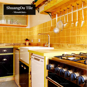 Serie de olas al por mayor de azulejos de mosaico azul sal marina baño de lujo azulejos Hotel ducha cocina salpicaduras de azule - Product Image 4