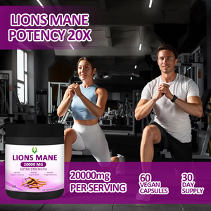 Cápsulas de Melena de León de Alta Calidad y Gran Venta, 20000MG, Extra Fuertes, Mejoran la Inmunidad y Promueven la Producción de Energía - Product Image 5