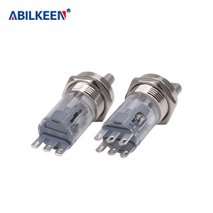 16mm impermeable IP65 antivandalismo enganche 6 pines <span class=keywords><strong>3</strong></span> posiciones Acero inoxidable 1NO1NC interruptor de alimentación giratorio interruptor de selección giratorio - Product Image 6