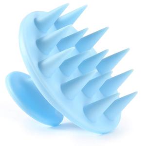 Brosse à cheveux en silicone avec logo personnalisé, outil multifonctionnel <span class=keywords><strong>de</strong></span> nettoyage pour le <span class=keywords><strong>bain</strong></span> et le lavage des cheveux, brosse <span class=keywords><strong>de</strong></span> massage pour la tête pour un usage domestique - Product Image 5