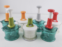 1,5 L Handpers Voedselsnijder Vlees Fruit Groenten Snijmachine Uien Knoflook Peper Chopper Mini Food Processor Handmatige Chopper