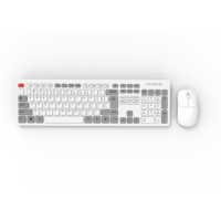 OEM OAK920 kablosuz ince Ultra ince oyuncu klavye fare üçlü set 1600 DPI ofis için ergonomik tasarım