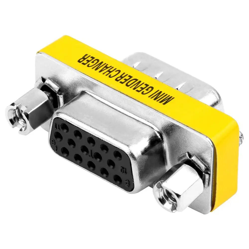 Wholesale SVGA HD 15pin Vga Cable Extender Female to Female VGA Adapter