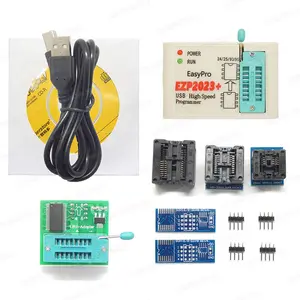 EZP2023の最新プログラマープログラマー4アダプターサポート24/25/26/93/95 EEPROM Flash Bios win832/64bit