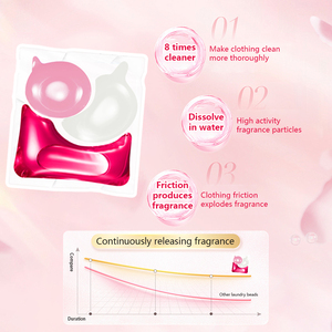 8x Caja de sensación 3D concentrada Potente y ecológica Cápsulas de lavandería con fragancia de miel de cereza de noche - Product Image 2