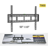 Support mural fixe pour téléviseur grand écran, pour téléviseurs de 50 à 120 pouces, capacité de 200 kg, VESA 900x600 mm, profil bas 30 mm
