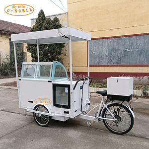 3 tekerlekli elektrikli üç tekerlekli bisiklet dondurma bisiklet sokak dondurma arabası çatı ile satılık - Product Image 4