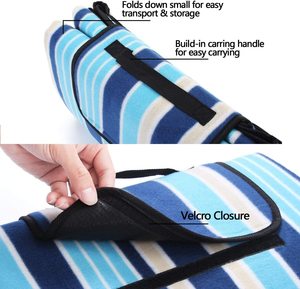 A granel en estadio MOQ bajo tres capa engrosada manta de Picnic playa <span class=keywords><strong>al</strong></span> aire libre de la familia - Product Image 3