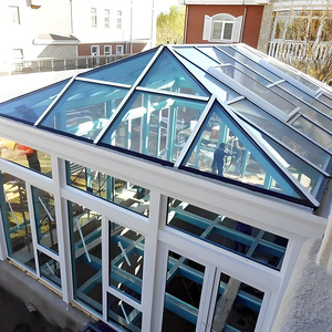 Invernadero de Aluminio con Rotura de Puente Térmico, Sala de Vidrio de Ahorro Energético para Climas Fríos, Terraza Acristalada Personalizada para las Cuatro Estaciones - Product Image 2