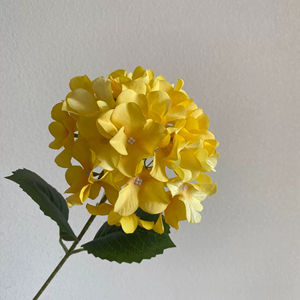 人造花批发豪华大号白色绿色粉色蓝色真花触感丝绸人造花绣球花婚礼用 - Product Image 4