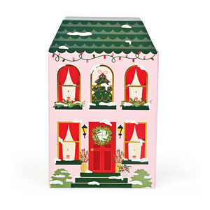 Boîte de calendrier de l'avent de Noël de luxe faite à la main avec impression couleur durable personnalisée 12 jours avec petit tiroir - Product Image 5