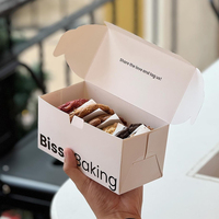 Maßgefertigte Luxus-Keks-Geschenkbox Lebensmittel-Keksverpackung Süße Bäckerei-Keks-Papierverpackungsbox