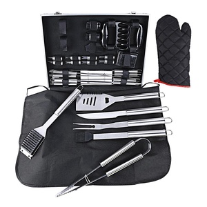 31 PCS Stainless Steel <strong>BBQ</strong> Set Tools for Smoker&amp;Camping, Barbecue Utensil Kit Grilling Accessories With <strong>Bbq</strong> <strong>Tong</strong> - Product Image 4