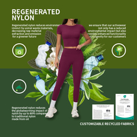 Pantalon évasé personnalisé avec logo OEM, marque privée, respirant, séchage rapide, pour gym, fitness, course à pied, yoga, entraînement, sans couture avant, ensemble de yoga