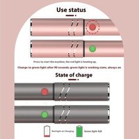 Kits de stylo d'estampage bronzant à chaud de chauffage stylo de transfert de feuille sans fil USB avec embouts d'impression 0.8mm/1.5mm/2.5mm/3.0mm pour le dessin de bricolage