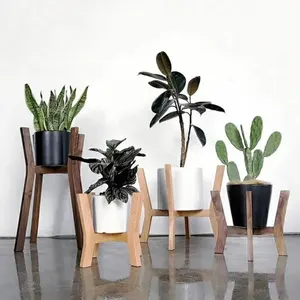Supporto <span class=keywords><strong>per</strong></span> Vasi in Legno all'Ingrosso Portavaso in Legno <span class=keywords><strong>per</strong></span> Piante da Interno - Product Image 1