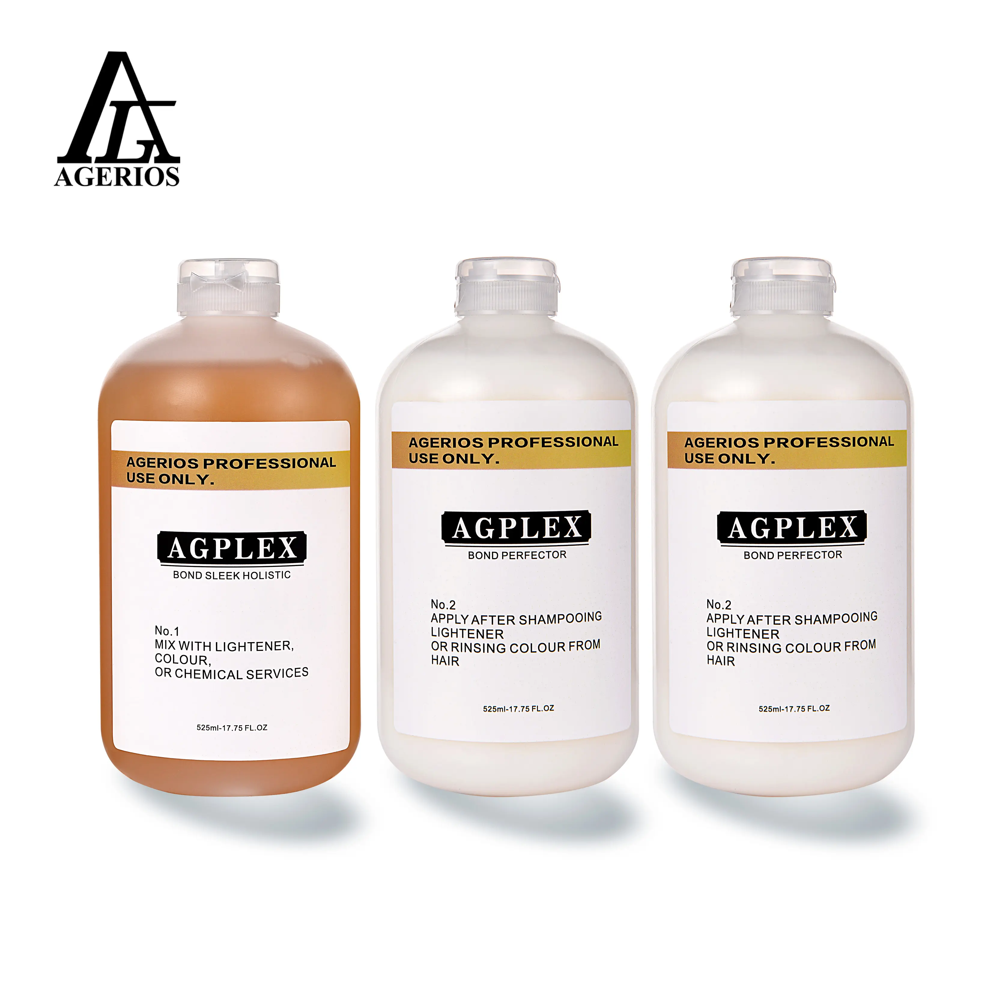 Agerios AGPLEX Repair Bảo Vệ & Tăng Cường Các Liên Kết Tóc Bị Hỏng Để Điều Trị Tóc Salon Với Kết Quả Tốt Nhất Ola-Plex