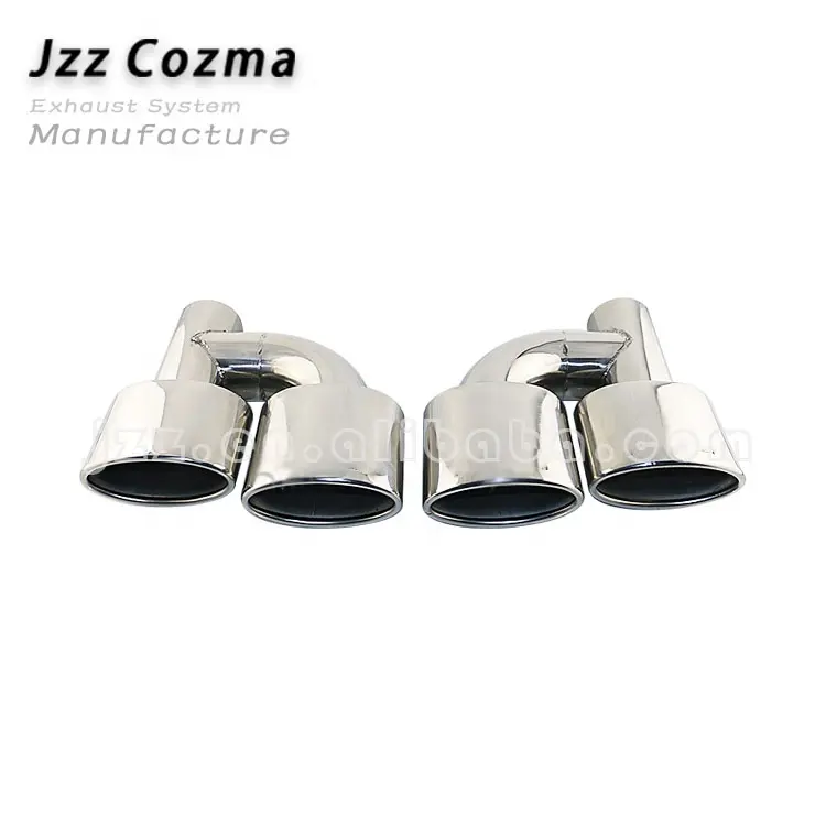 JZZ cozma new style dual exhaust tips for universal exhaust pipe