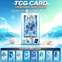 Distributeur automatique de cartes de jeu TCG sans personnel 24h/24 et 7j/7, écran tactile 32 pouces, code QR, SDK, surveillance à distance, options multiples