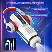 Automatischer Teleskop-Masturbator für Männer mit Saug- und Vibrationsfunktion, Vagina-Imitat, Erotikspielzeug für Erwachsene
