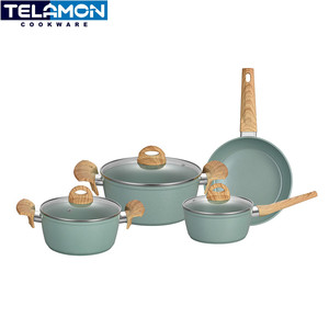<span class=keywords><strong>Telamon</strong></span>-utensilios de cocina de aluminio forjado, sartén antiadherente, juego de utensilios de cocina antiadherentes, venta al por mayor - Product Image 2