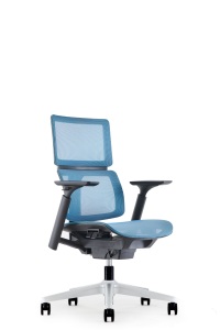 <span class=keywords><strong>Sedia</strong></span> da Ufficio Direzionale Ergonomica Moderna con Schienale Alto in Tessuto Mesh, <span class=keywords><strong>Altezza</strong></span> Regolabile e Rotazione, Prezzo di Fabbrica - Product Image 3