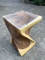 PLUS DE DESIGN Vente à chaud Meubles de salon modernes de forme irrégulière Table basse en bois latérale en bois