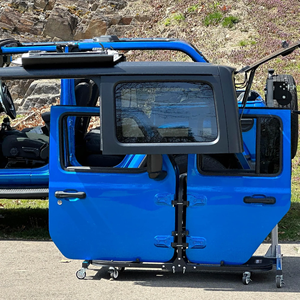 ชุดยกหลังคาเหล็กแบบถอดได้ พับเก็บได้ ใช้มือหมุน ประหยัดแรง สำหรับรถ <span class=keywords><strong>Wrangler</strong></span> JK <span class=keywords><strong>JL</strong></span> 2 และ 4 ประตู  สำหรับ Bronco - Product Image 5