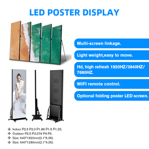 High Quality Indoor <strong>Digital</strong> HD Poster LED Display P2.5 P1.86 Stand LED Screen for Events - Product Image 3