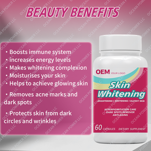 Marque de distributeur Produits de beauté pour le blanchiment de la peau Capsules au glutathion 5000mcg Capsules pour le blanchiment de la peau - Product Image 2