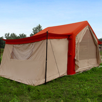 Tente gonflable d'extérieur pour le camping, 4 saisons, imperméable, coupe-vent, tente pneumatique