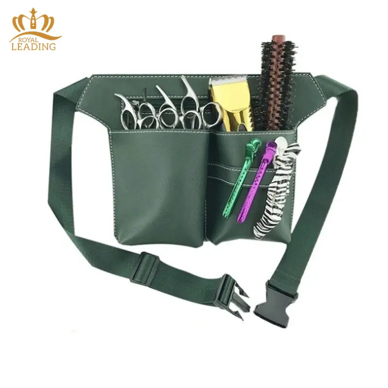 Wholesale Leather Scissors Holster Pouch Salon Barber Tool Bag For Hairdresser