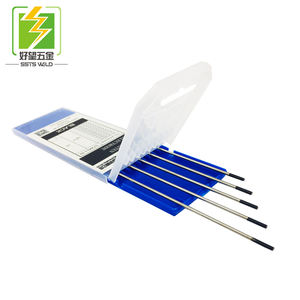 Punta dorada Acabado en tierra WL15 1.5% Lanthanated 2.4MMX150MM Electrodo de tungsteno para soldadura TIG - Product Image 1