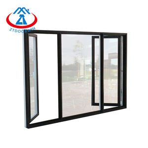 ZHTDOORS <span class=keywords><strong>Cuisine</strong></span> de luxe Fenêtres en verre à battants Fenêtre en aluminium Upvc 2000mm X 1200mm avec barres de sécurité - Product Image 4