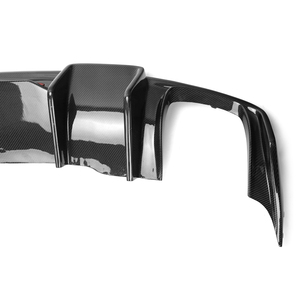 Per <span class=keywords><strong>Audi</strong></span> <span class=keywords><strong>A4</strong></span> S4 B8.5 <span class=keywords><strong>Sline</strong></span> 2013-2016 Diffusore Paraurti in Vera Fibra di Carbonio con Luci LED, Finitura Lucida, Protezione UV, Montaggio a Vite, Nuovo - Product Image 6