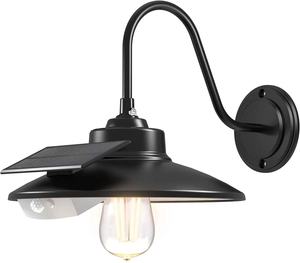 Lampe murale solaire LED rétro moderne pour extérieur, étanche, pour la décoration de villa, éclairage domestique compact, à batterie, transfrontalier - Product Image 5