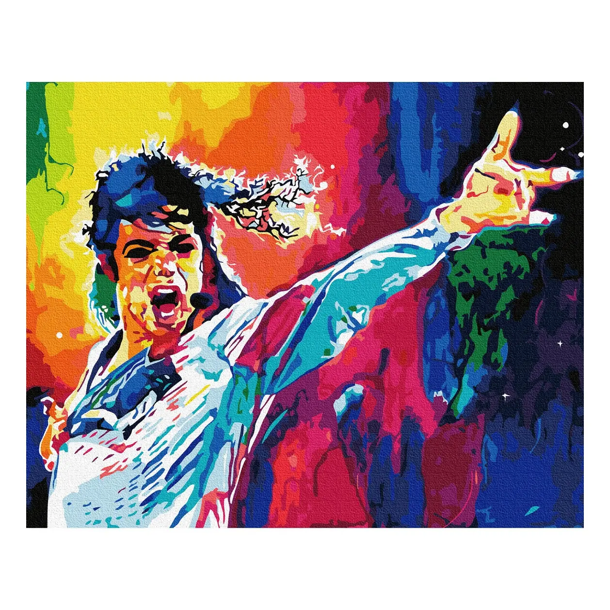 Peinture de Michael korz Jackson, étoile célèbre, par numéros, pour adulte