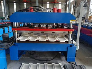 Giao hàng nhanh tốc độ cao tráng men gạch làm máy móc dòng đúc tráng men ngói cuộn tạo thành máy - Product Image 2