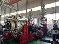 Machine d'extrusion de tuyau en polyéthylène plastique 16-1600mm ligne de production prix machine de fabrication PE-HD