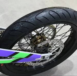 Neumático Supermoto Verde de 17 Pulgadas de Alto Rendimiento para Conversión de Calle, Reemplazo para <span class=keywords><strong>Moto</strong></span> Eléctrica Sur-Ron Light Bee X 60V 8000W - Product Image 5