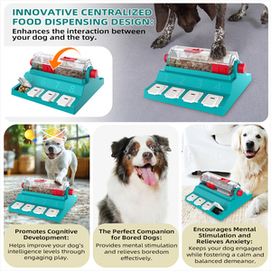 KADTC köpek bulmaca oyuncak için küçük/orta köpekler zihin oyunu yavru öz oyna iplik 'yemek gıda kapasitesi 14oz ayarlanabilir yavaş besleyici - Product Image 5