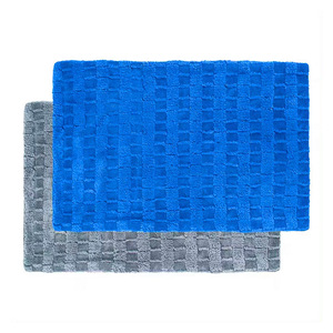 Serviette de lavage de voiture en microfibre, tricotée en trame, à carreaux, torsadée, en polaire corail, très absorbante pour le nettoyage des véhicules - Product Image 2