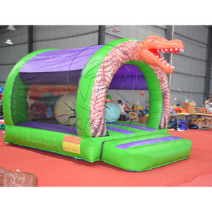 Château gonflable dinosaure pour enfants <span class=keywords><strong>à</strong></span> louer, aire de jeux gonflable extérieure, structure de saut en PVC robuste pour jardin et fêtes <span class=keywords><strong>à</strong></span> domicile - Product Image 3