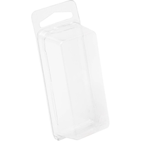 Emballage blister en plastique transparent recyclé de coquille de palourde Bracelet de montre/boîte de bracelet écologique