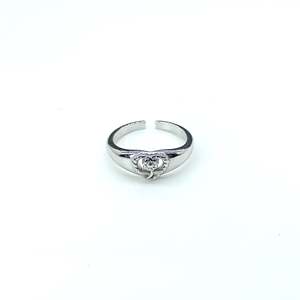 Anillo de Moda de Acero Inoxidable 316L con Baño de Oro PVD, Ajustable, para Mujer y Hombre, Regalo de Joyería - Product Image 1
