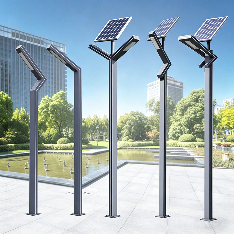 New Customizable Aluminum IP65 Solar LED Modern Garden Lighting for Landscape